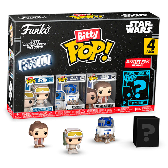 Blister 4 figures Bitty POP Star Wars Luke Skywalker-1