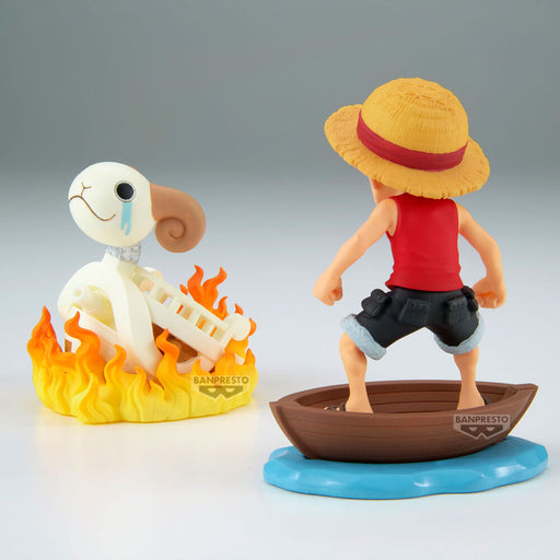One Piece Luffy & Going Merry Log Stories figure 8cm-1