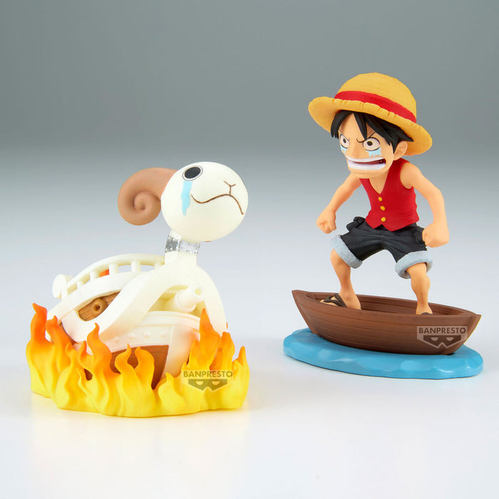One Piece Luffy & Going Merry Log Stories figure 8cm-3