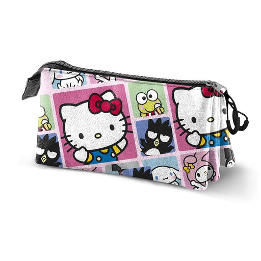 Hello Kitty Panels triple pencil case-1