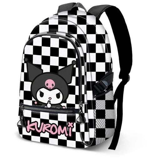 Kuromi Hello Kitty adaptable backpack 44cm-0