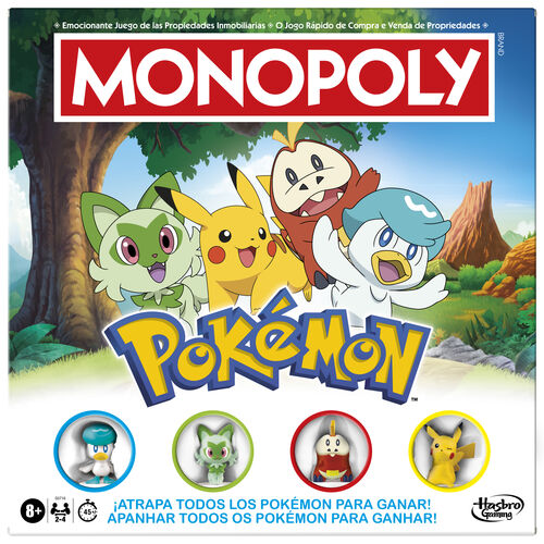 Spanish Monopoly Pokemon board game