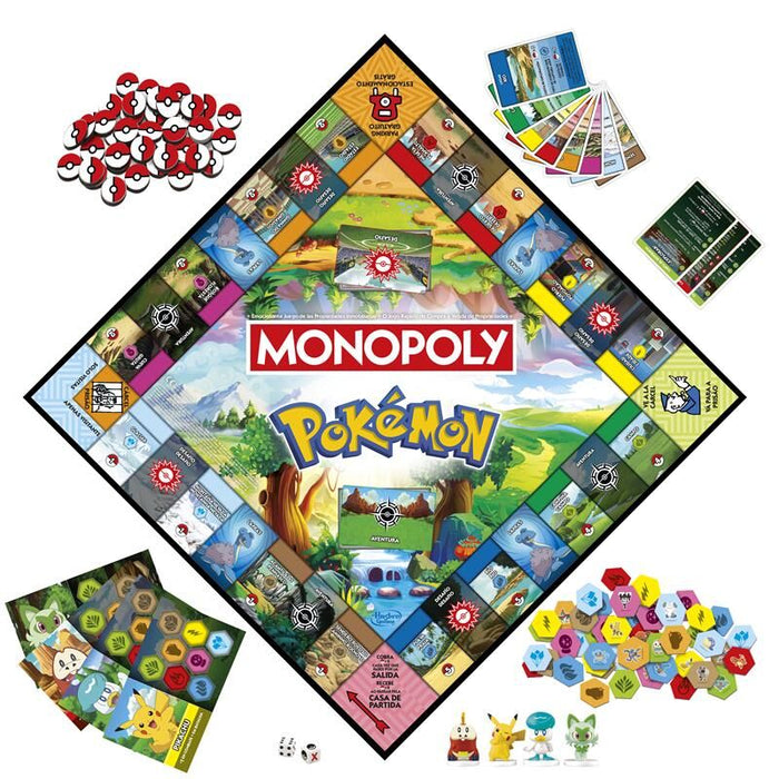 Spanish Monopoly Pokemon board game-4