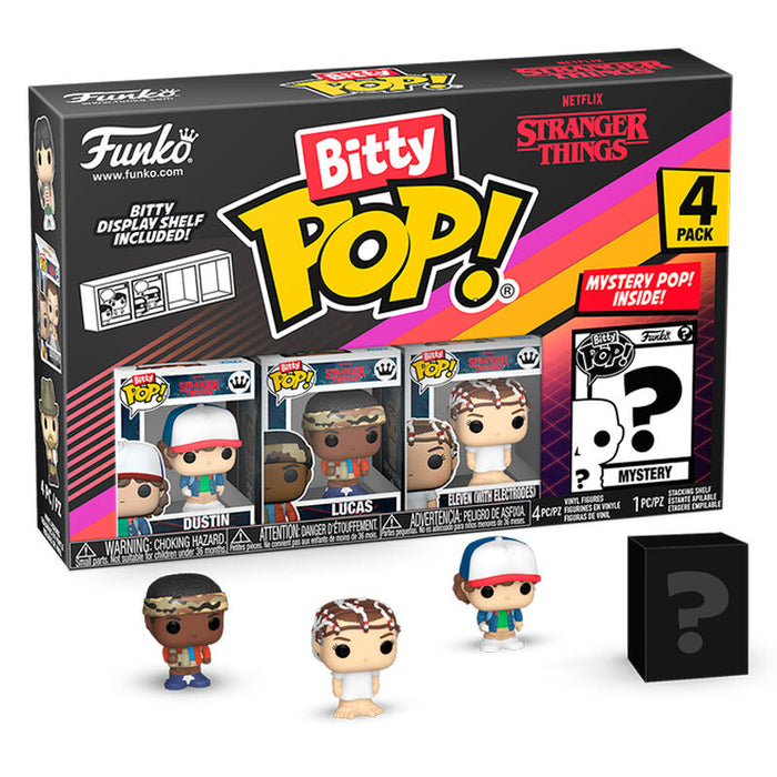 Blister 4 figures Bitty POP Stranger Things Dustin-1
