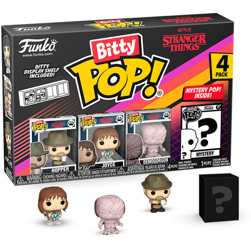 Blister 4 figures Bitty POP Stranger Things Hopper-0