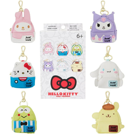Loungefly Hello Kitty mini backpack keychain mystery box-0