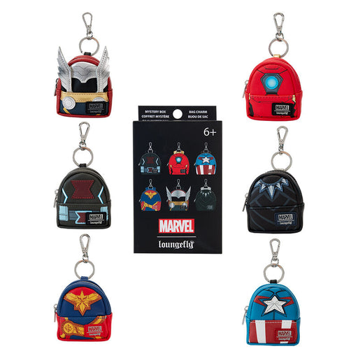 Loungefly Marvel Avengers mini backpack keychain mystery box-1