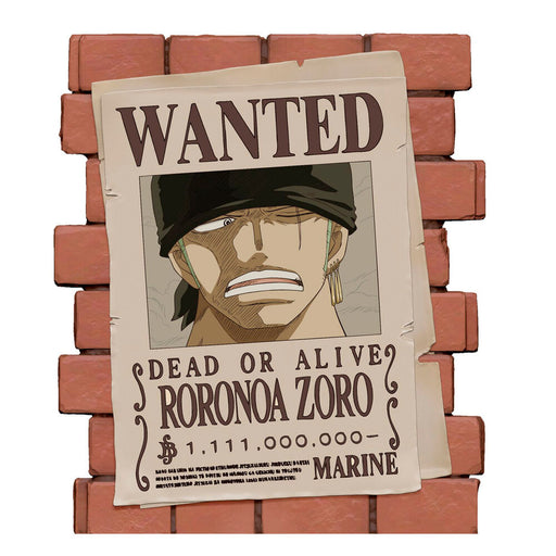 One Piece Wanted Zoro money box figure 16cm-0