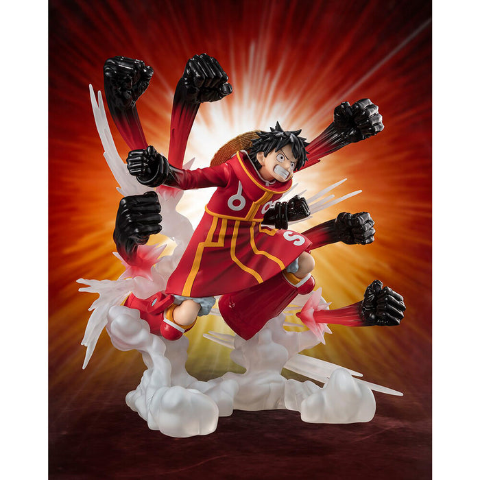 One Piece Monkey D Luffy Gum Gum Hawk Gatling Extra Battle S.H. Figuarts Zero figure 15cm-2
