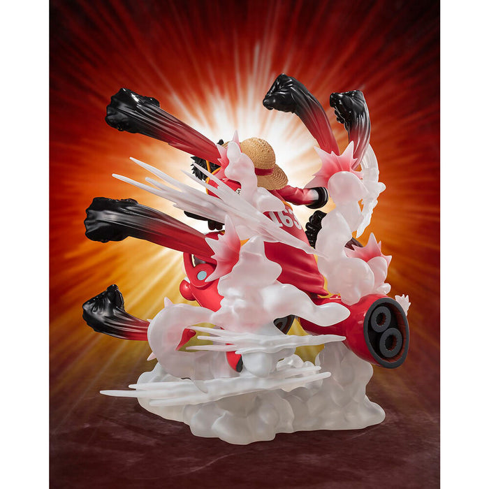 One Piece Monkey D Luffy Gum Gum Hawk Gatling Extra Battle S.H. Figuarts Zero figure 15cm-4
