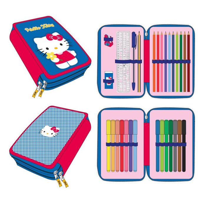 Hello Kitty double pencil case-0