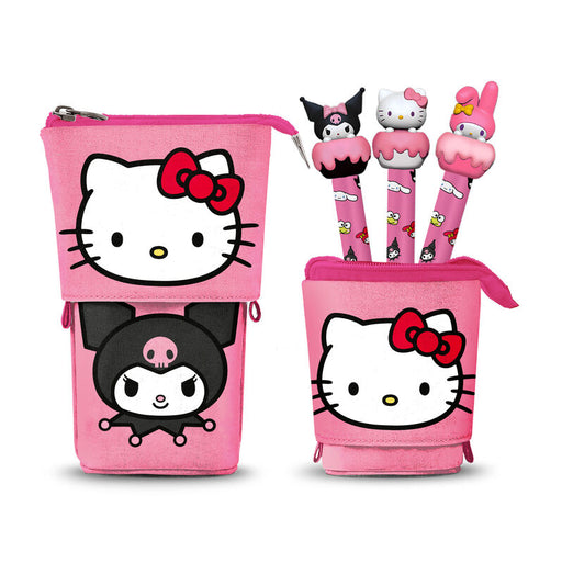 Hello Kitty Pencil case + 3 erasable pens-1