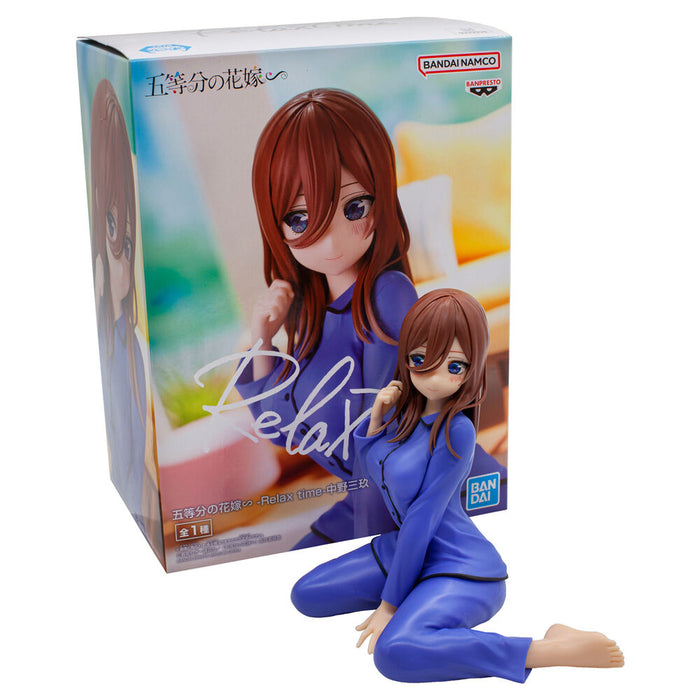 The Quintessential Quintuplets Miku Nakano Relax Time figure 12cm-5