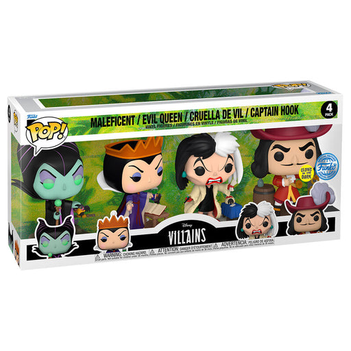 POP pack 4 figures Disney Villains-0