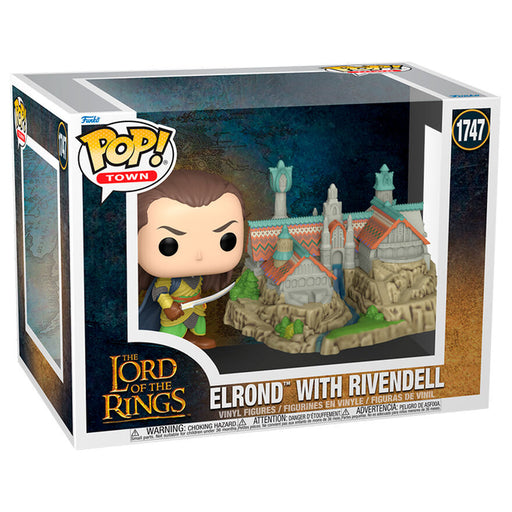 POP figure Town The Lord of the Rings Lord Elrond with Rivendell-1