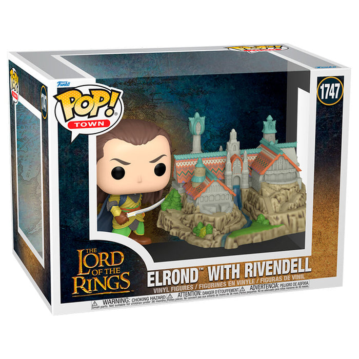 POP figure Town The Lord of the Rings Lord Elrond with Rivendell-1