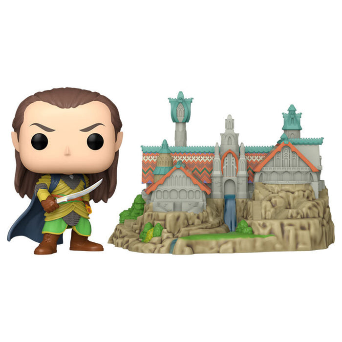 POP figure Town The Lord of the Rings Lord Elrond with Rivendell-2