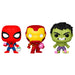 Pocket POP blister 3 figures Marvel Spiderman Hulk Iron Man Easter-0