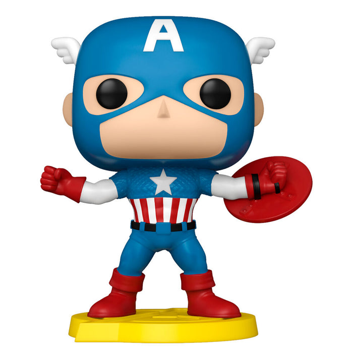 POP figure Comic Cover Marvel Avengers Captain America Exclusive-1