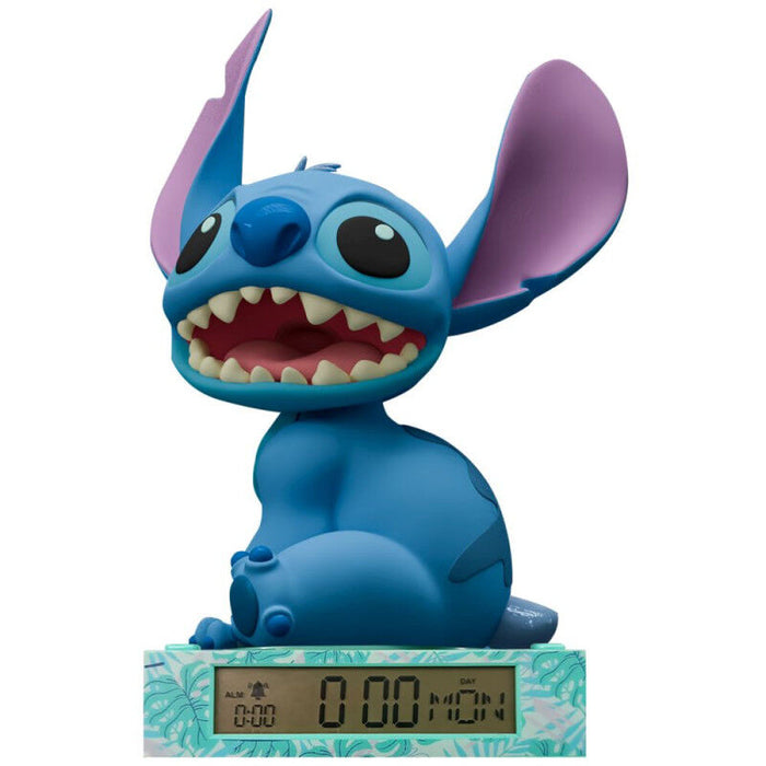 Disney Stitch 3D lamp with alarm clock-1