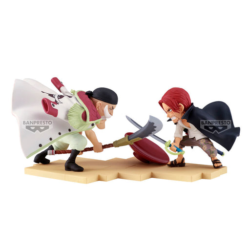 One Piece World Collectable Log Stories Edward Newgate vs. Shanks figure 13cm-1