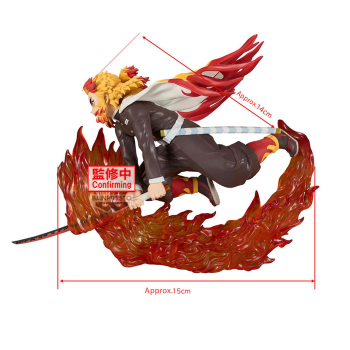 Demon Slayer Kimetsu no Yaiba Vibration Stars Kyojuro Rengoku 14cm-3