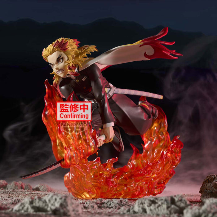 Demon Slayer Kimetsu no Yaiba Vibration Stars Kyojuro Rengoku 14cm-4