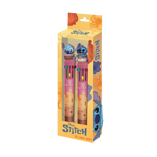 Disney Stitch pack 2 pens 10 colours-1