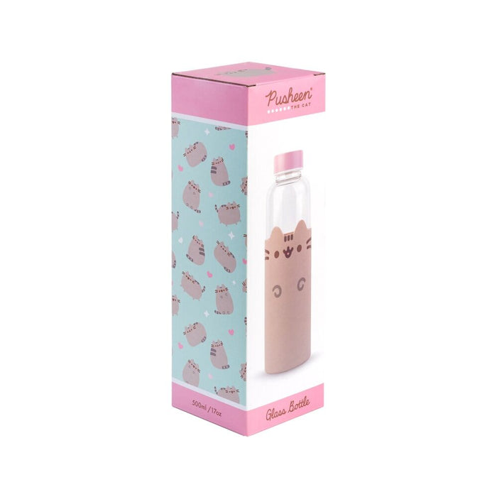 Pusheen glass bottle 500ml-3
