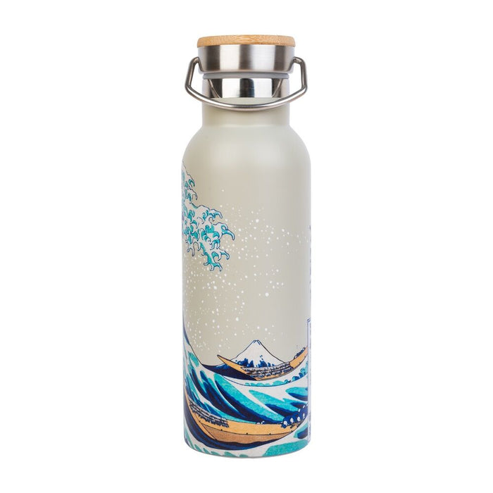 The Great Wave of Kanagawa Hokusai Stainless steel bottle 500ml-2