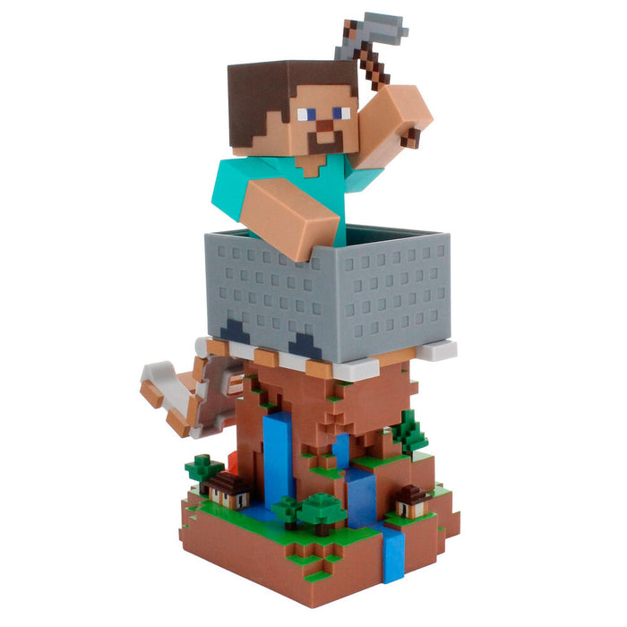 Minecraft Steve clamping bracket Cable guy 20cm-3