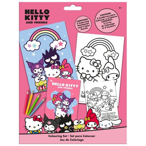 Hello Kitty and Friends colouring set-1