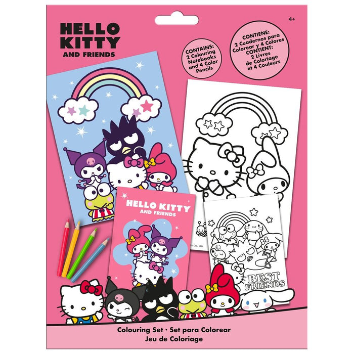 Hello Kitty and Friends colouring set-1