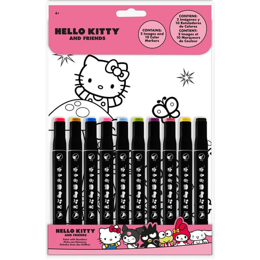 Hello Kitty and Friends paint with numbers-0