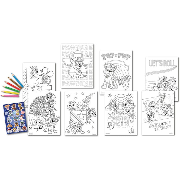 Paw Patrol Sticker Colouring set-2