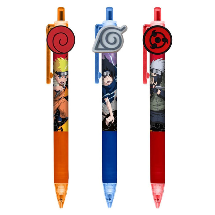 Naruto Shippuden pack of 3 pens-2