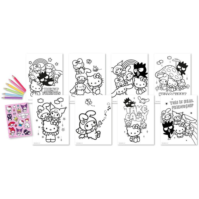 Hello Kitty and Friends Sticker colouring set-2
