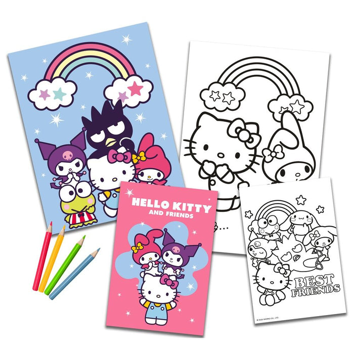 Hello Kitty and Friends colouring set-2