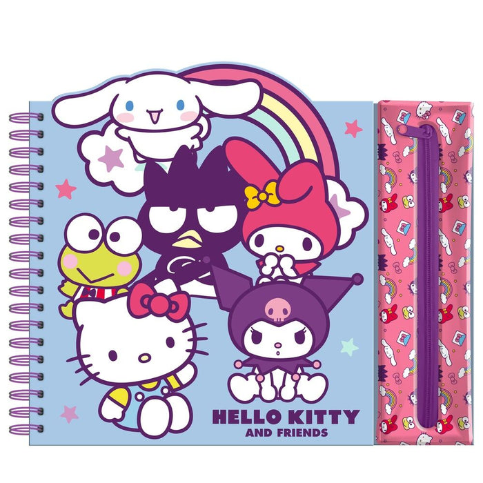 Hello Kitty and Friends Activity notebook + removable case-1