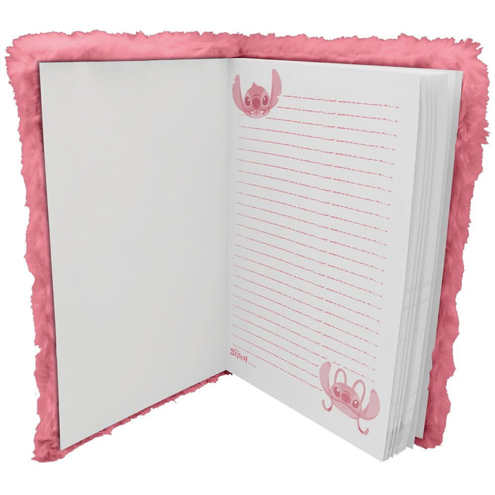 Disney Stitch A5 Plush notebook-2