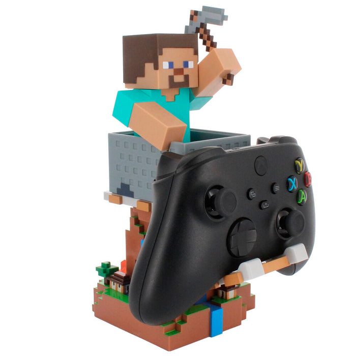 Minecraft Steve clamping bracket Cable guy 20cm-6