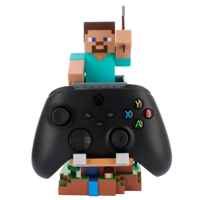 Minecraft Steve clamping bracket Cable guy 20cm-8
