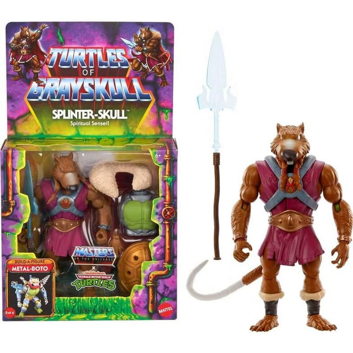 Masters of the Universe Turtles of Grayskull Splinter-Skull figure 14cm-4