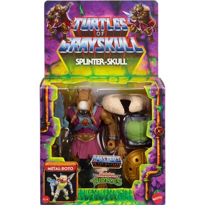 Masters of the Universe Turtles of Grayskull Splinter-Skull figure 14cm-5
