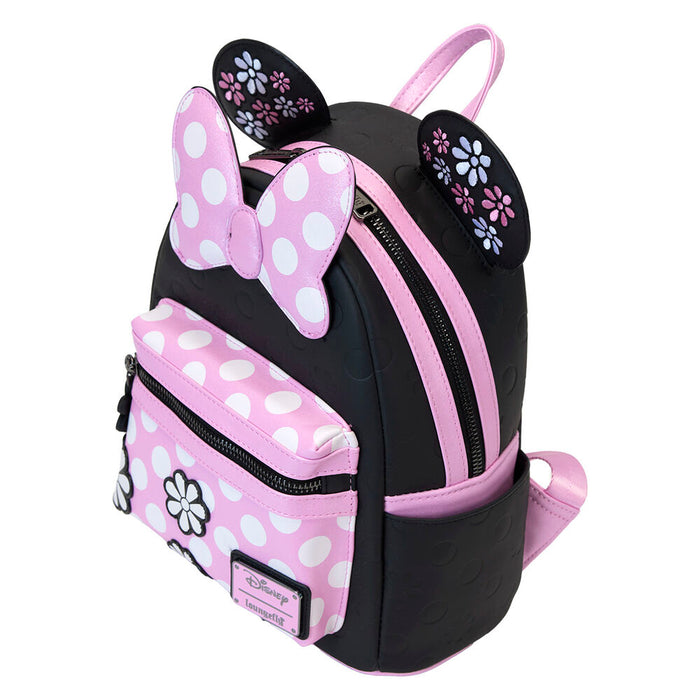 Loungefly Disney Minnie Floral Rock the Dots backpack-1