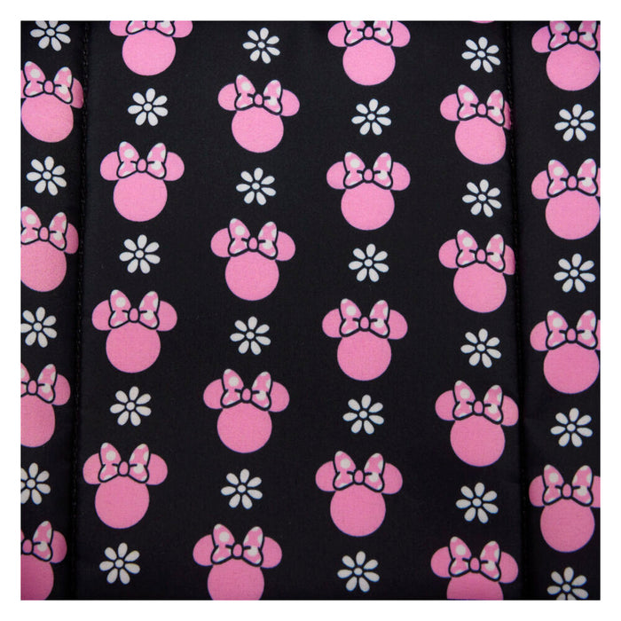Loungefly Disney Minnie Floral Rock the Dots nylon backpack-5
