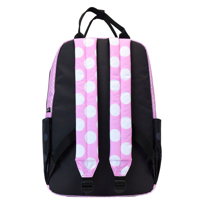 Loungefly Disney Minnie Floral Rock the Dots nylon backpack-2
