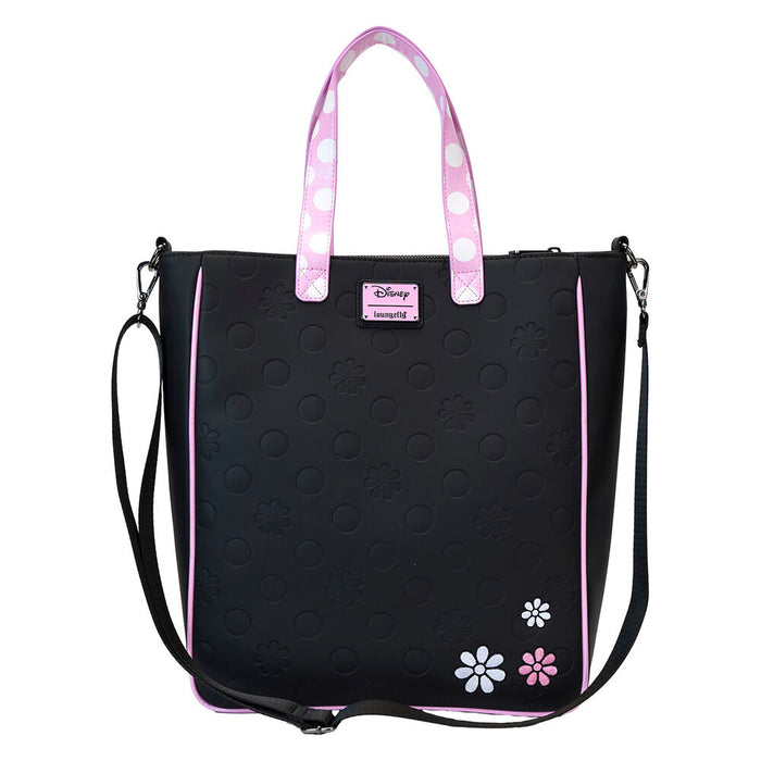 Loungefly Disney Minnie Floral Rock the Dots tote bag with coin bag-3