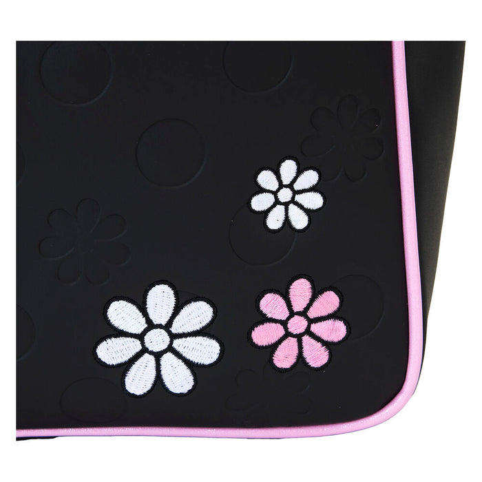 Loungefly Disney Minnie Floral Rock the Dots tote bag with coin bag-5