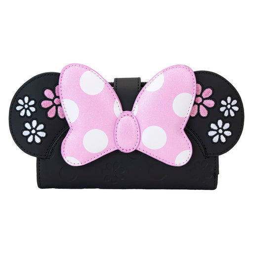 Loungefly Disney Minnie Floral Rock the Dots wallet-0